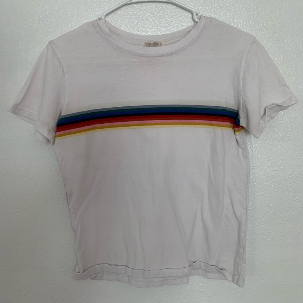 brandy melville rainbow shirt